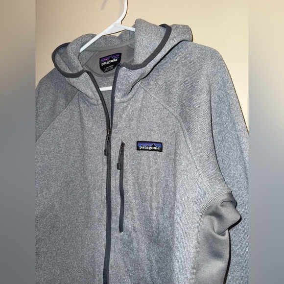 Patagonia Mens Feather Grey Performance Better Sweater Hoody - Large - Picture 2 of 7